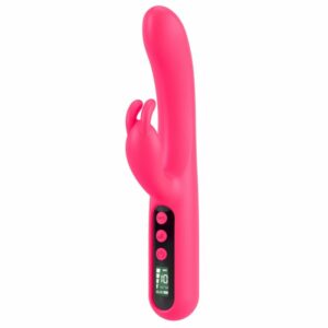 Rabbitvibrator „Pink Sunset“ mit Digital-Display